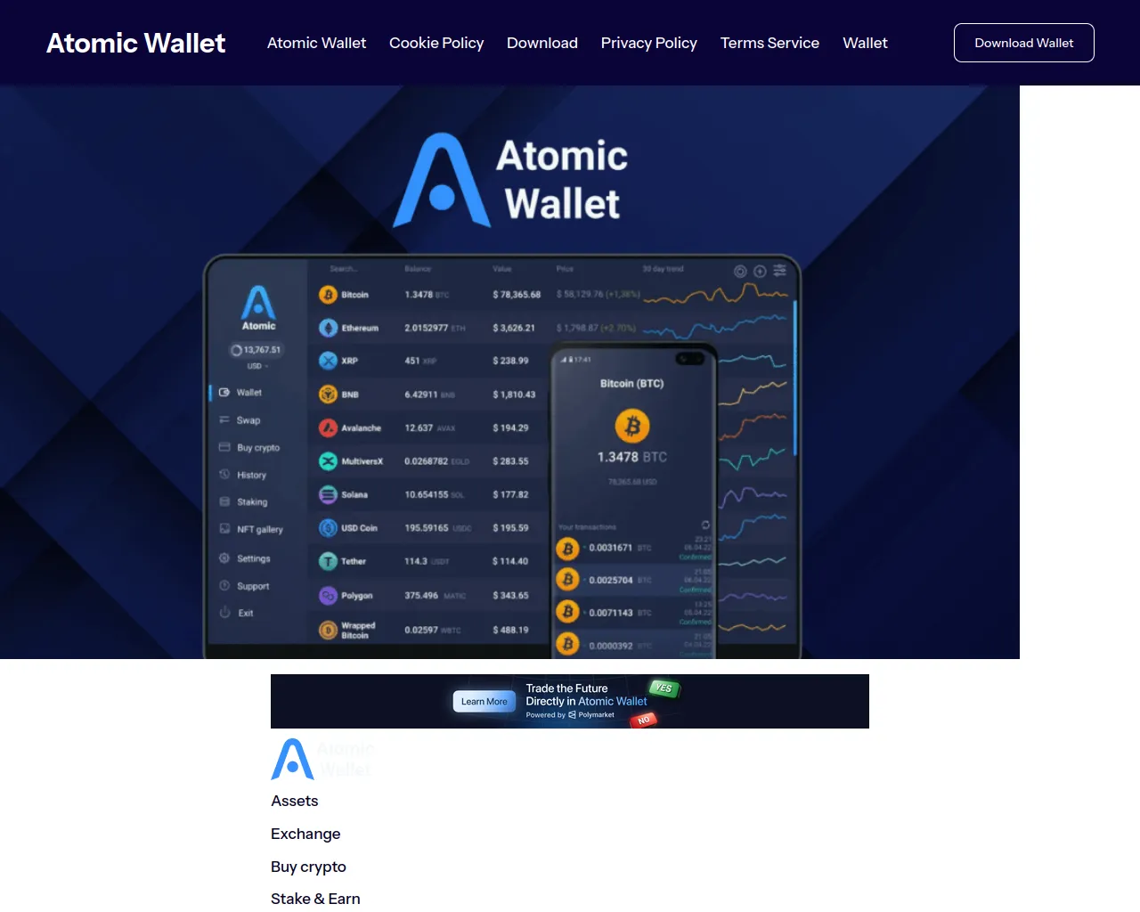Screenshot of a-atomicwallet.com