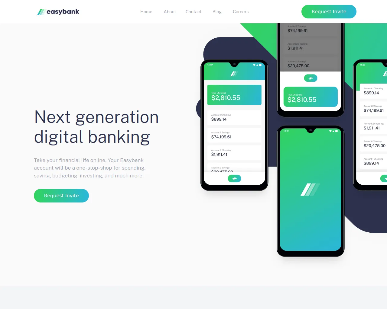 Screenshot of easybank-landing-page-rho.now.sh