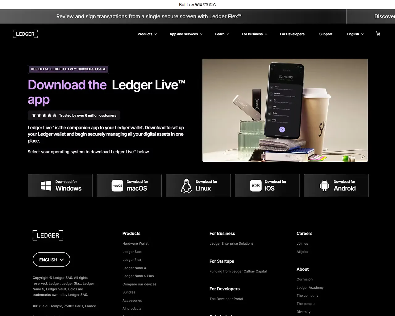Screenshot of liveapp-platform.wixstudio.com
