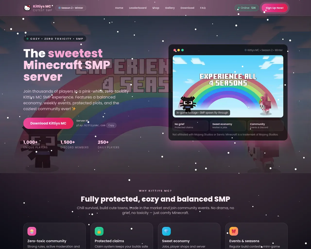 Screenshot of kittiysmc.com