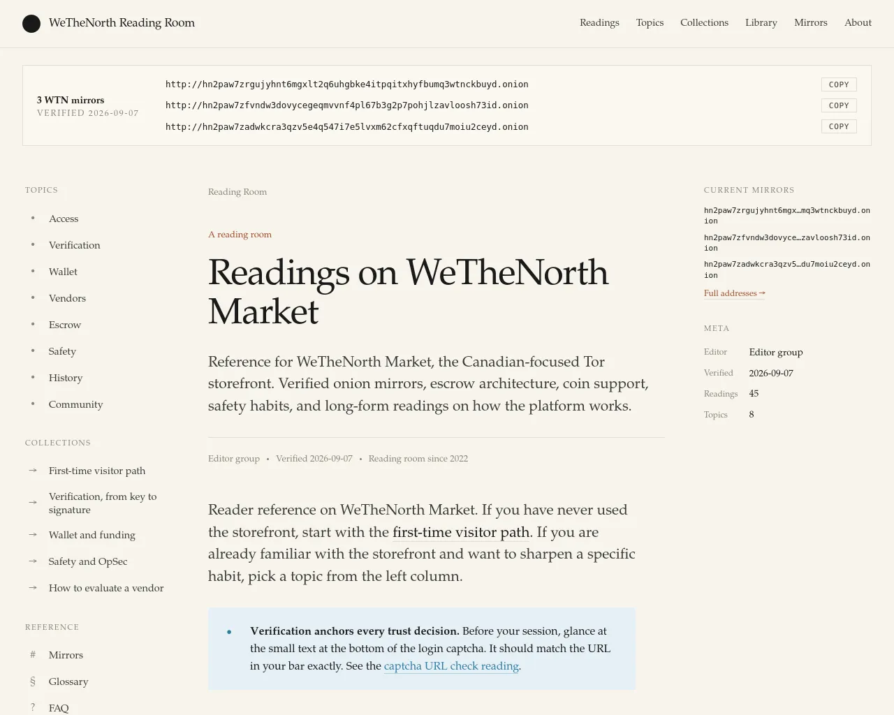 Screenshot of wethenorth-market.site