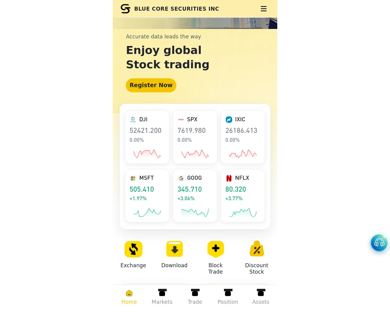 Screenshot of ebluecom.com