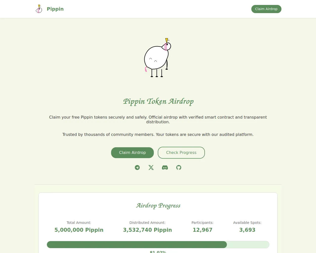 Screenshot of pippinsol.com