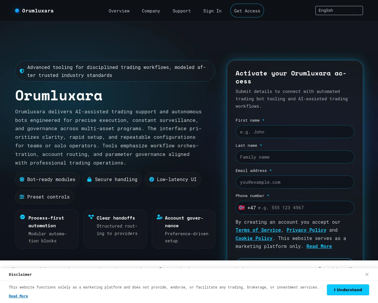 Screenshot of orumluxara.club
