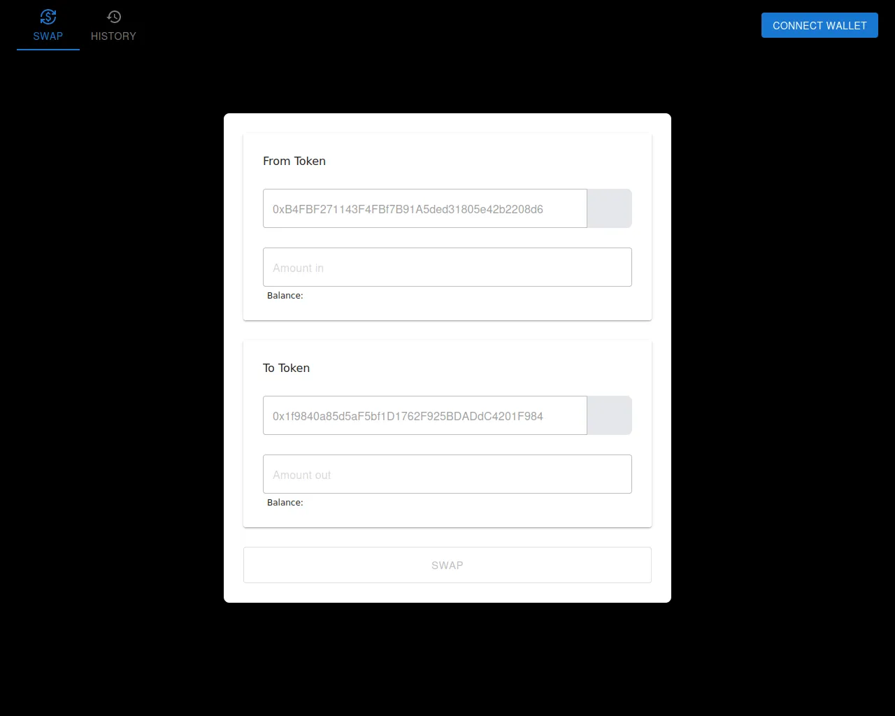 Screenshot of uniswap-v3-dapp.vercel.app