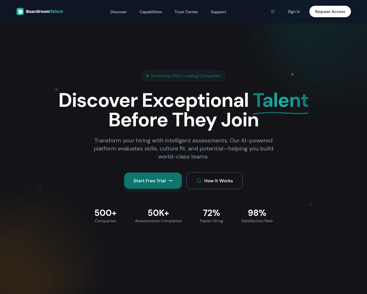 Screenshot of boardroomtalent.co