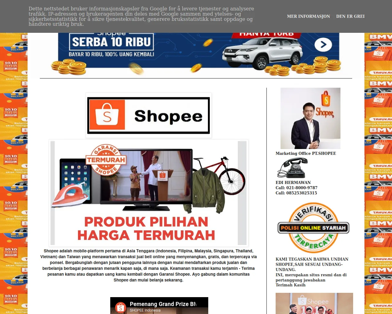 Screenshot of pt-shopee5315.blogspot.com