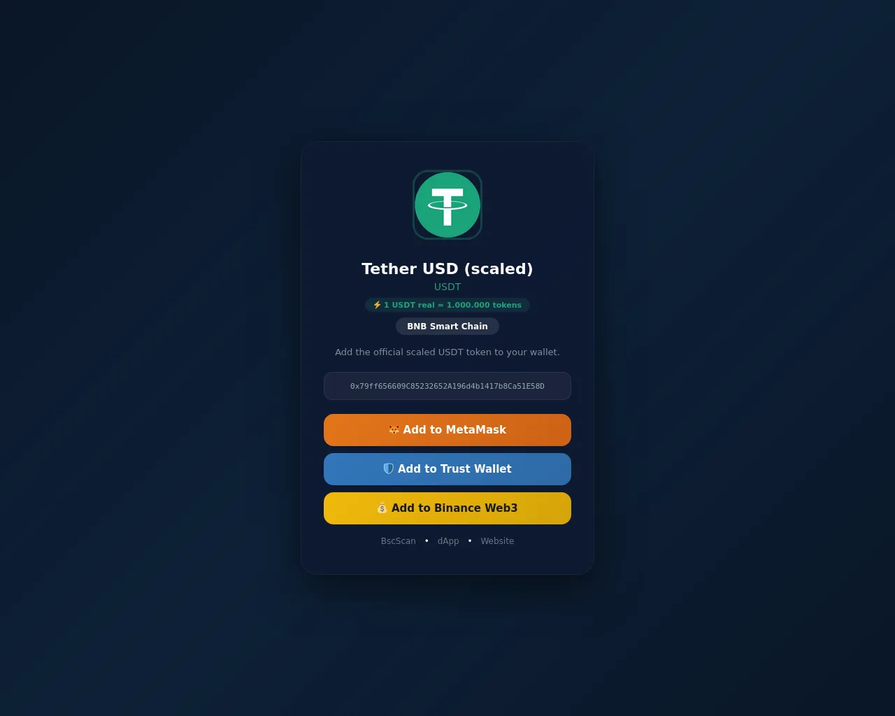 Screenshot of bscscan.tether-usd.cc