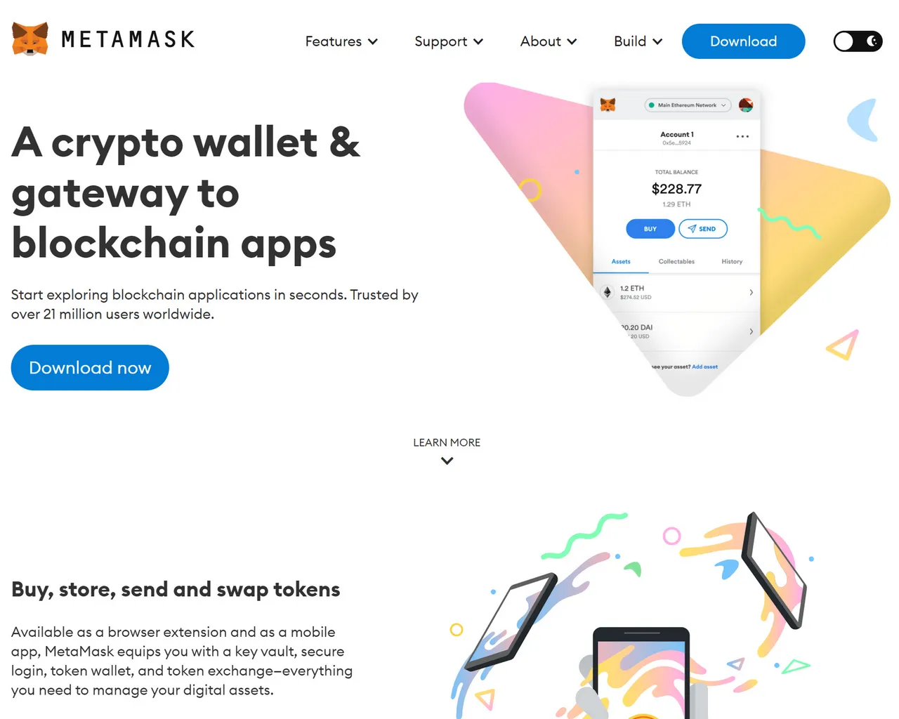 Screenshot of metamvuask-wa-llet.webflow.io