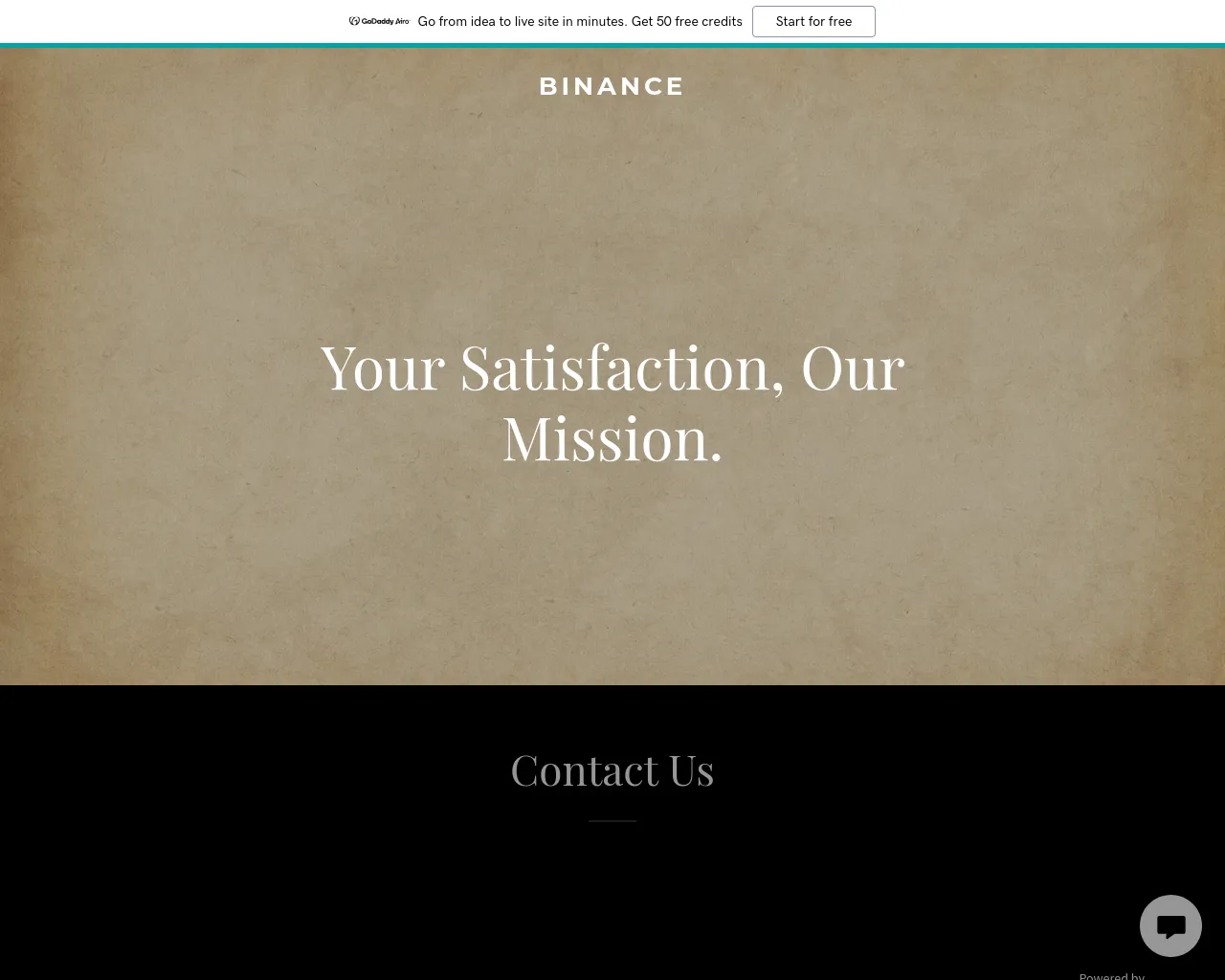 Screenshot of binance-pro.com