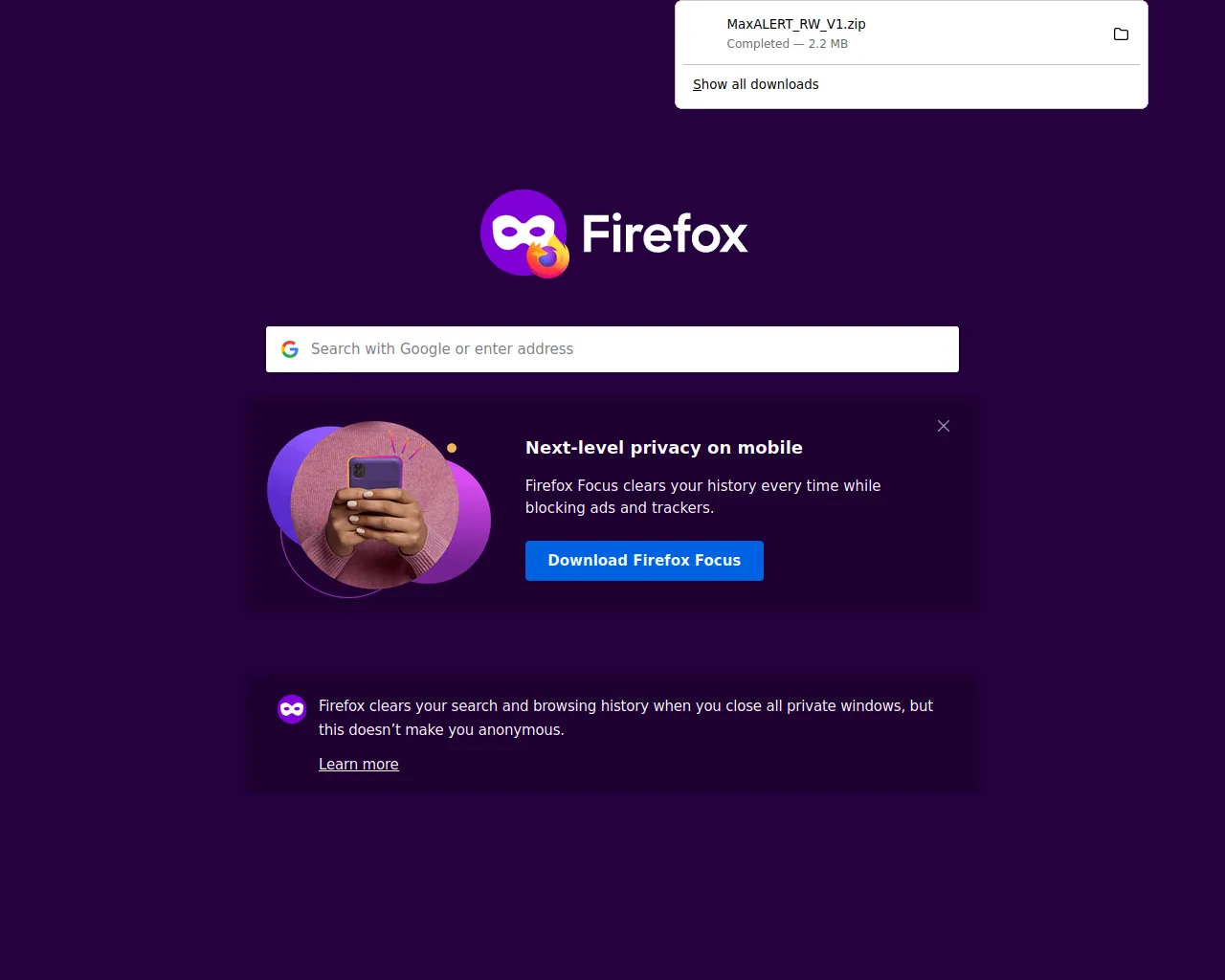 Report - tmafe.com/downloads/MaxALERT_RW_V1.zip