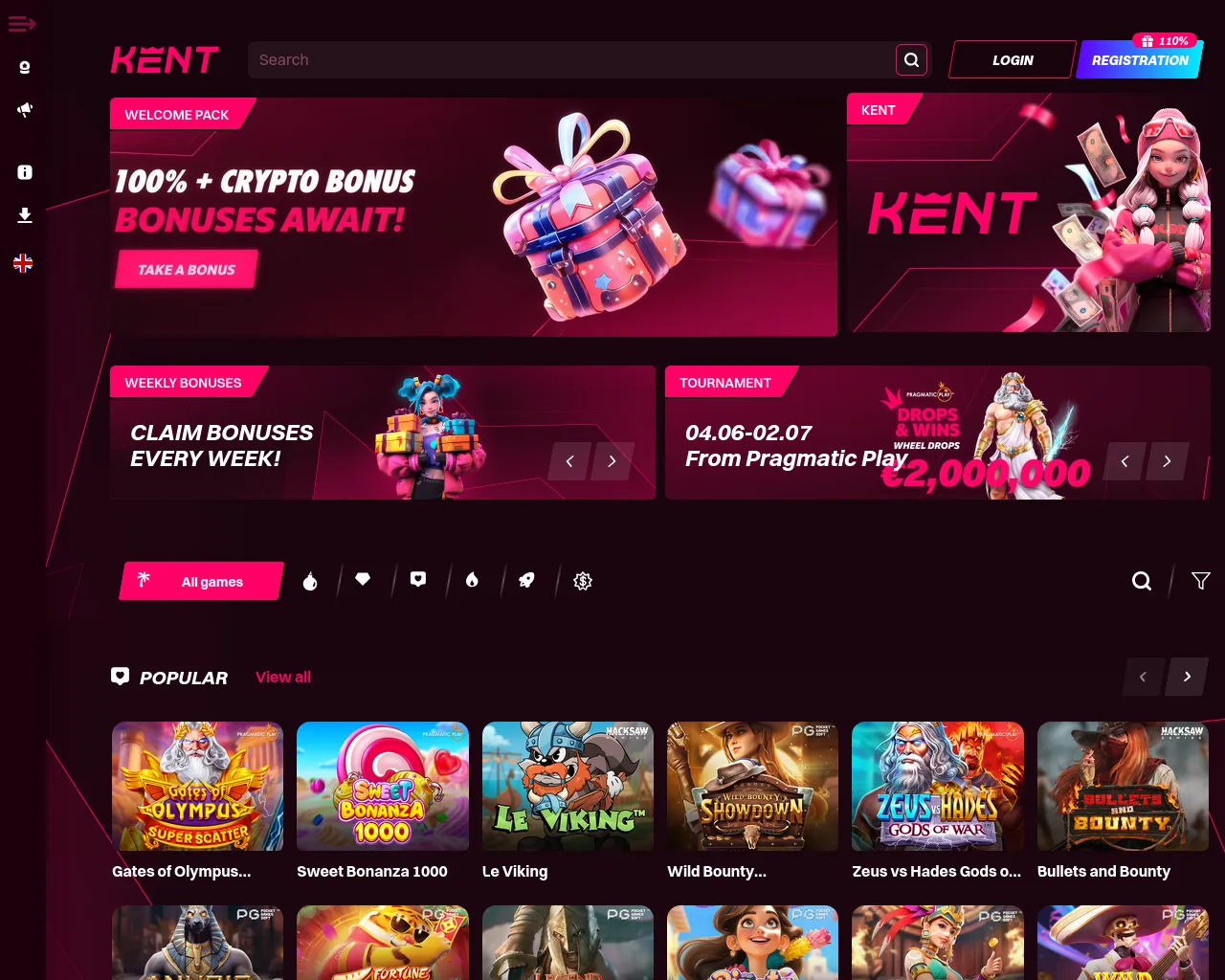 Screenshot of kentwild.com
