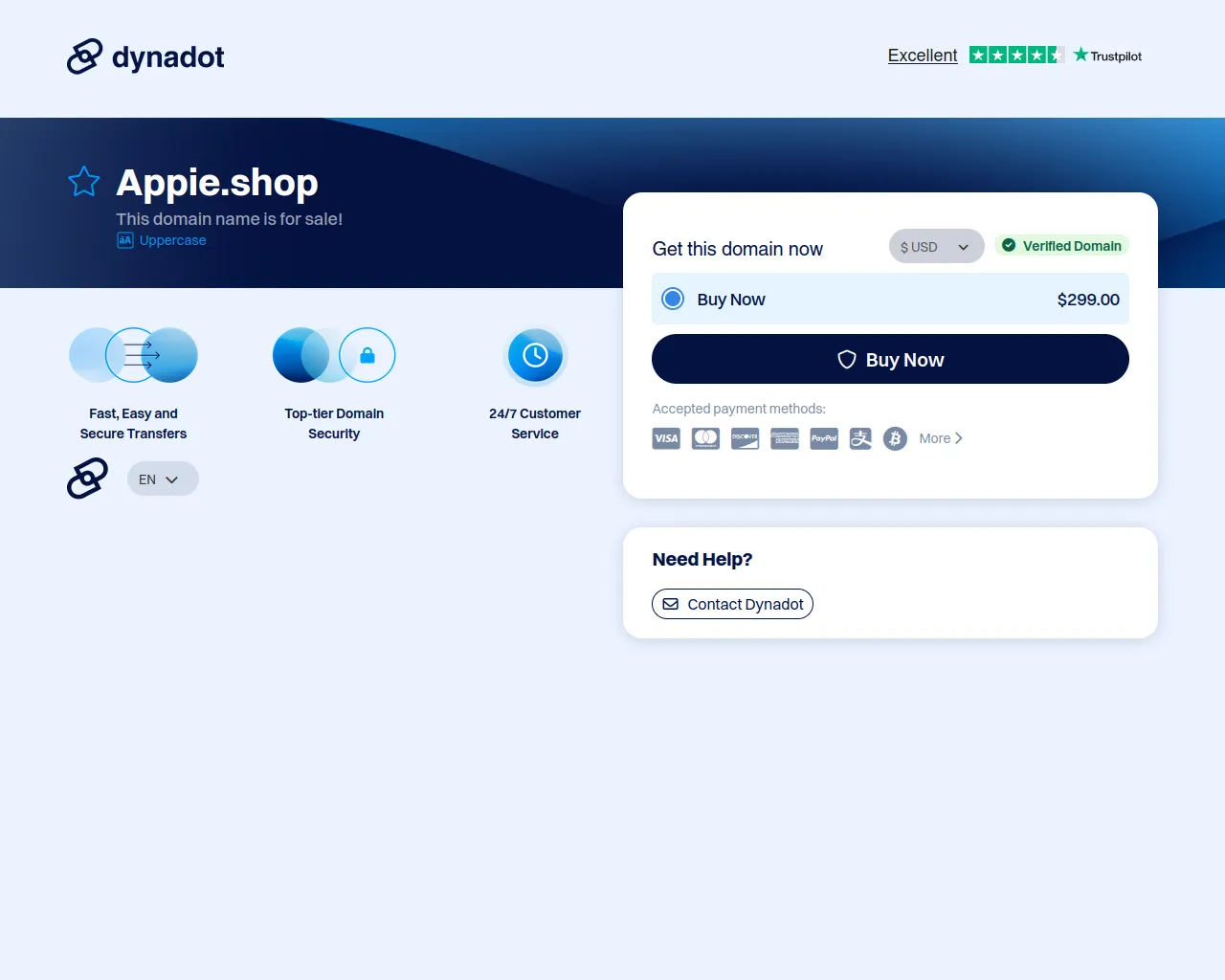 Screenshot of appie.shop