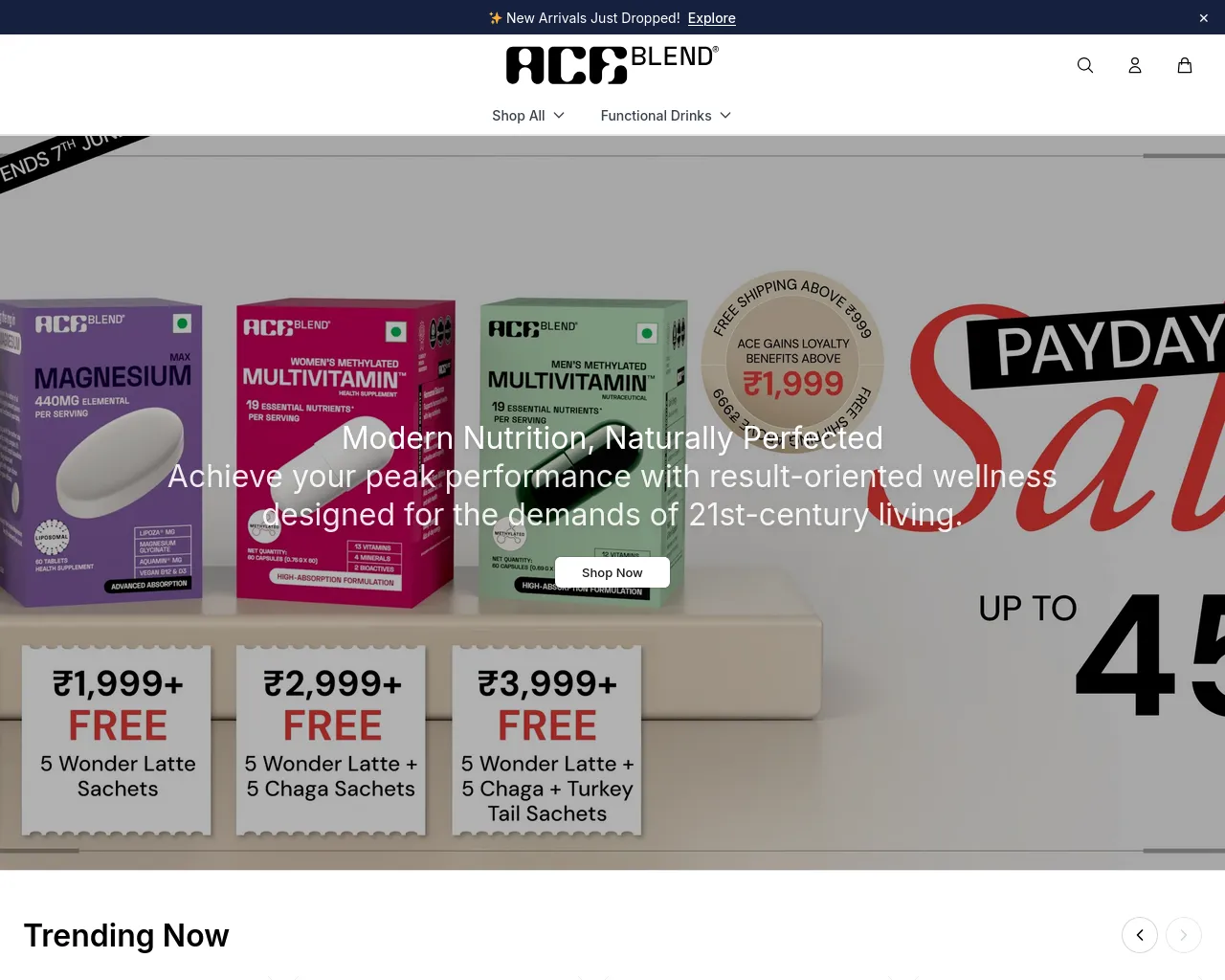 Screenshot of aceform.shop