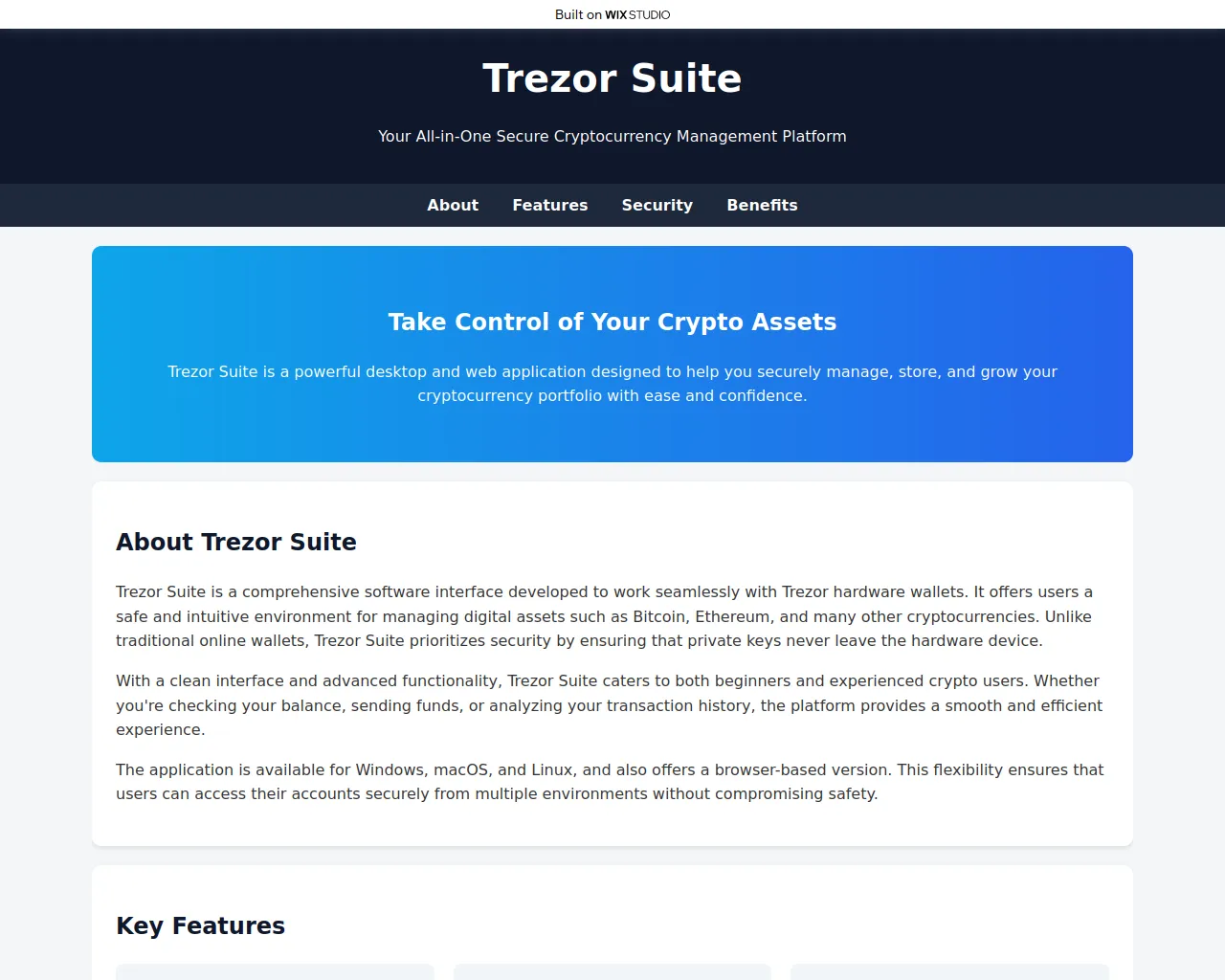 Screenshot of homesuites.wixstudio.com