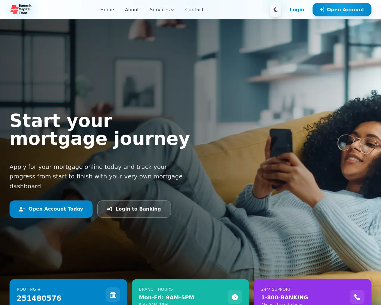 Screenshot of summitcapitaltru.com