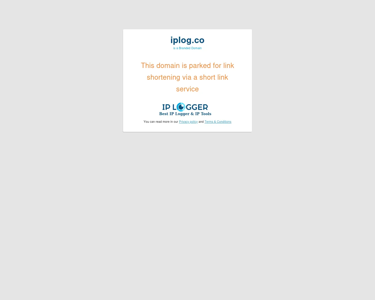 Screenshot of iplog.co