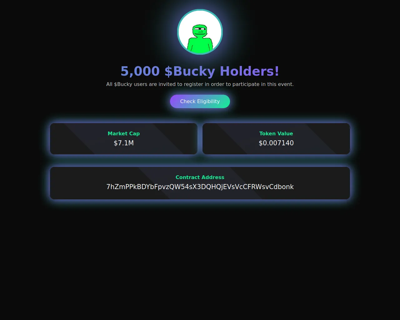 Screenshot of bucky-bonk.com