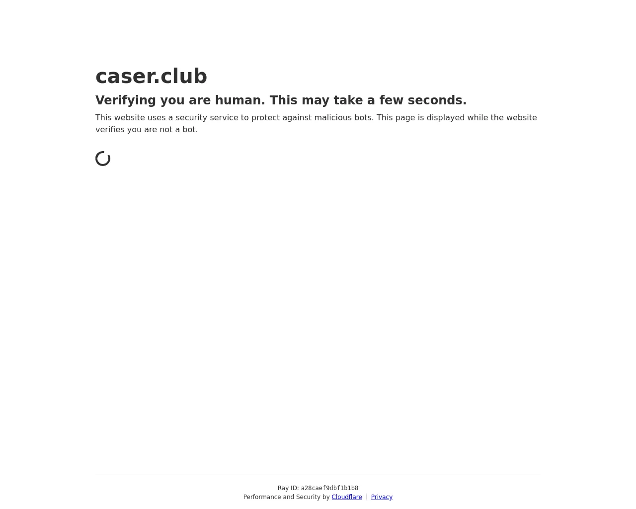 Screenshot of caser.club