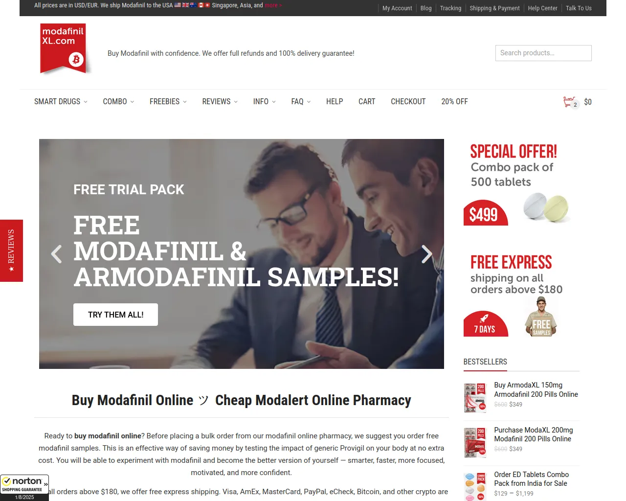 Stored capture of buymodafinilonline.org