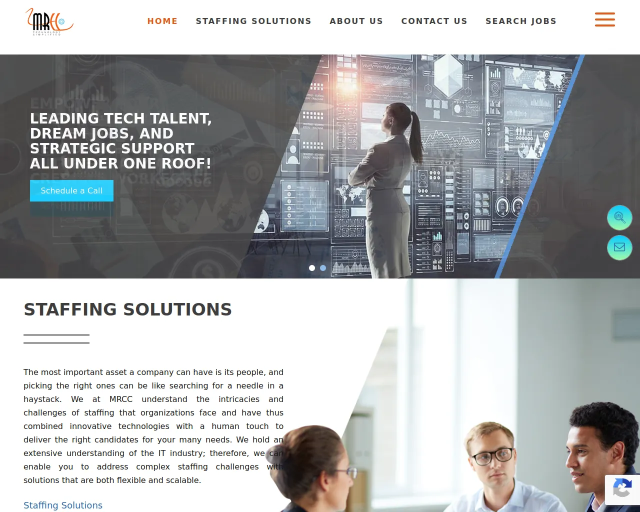 Screenshot of mrccconsultings.com
