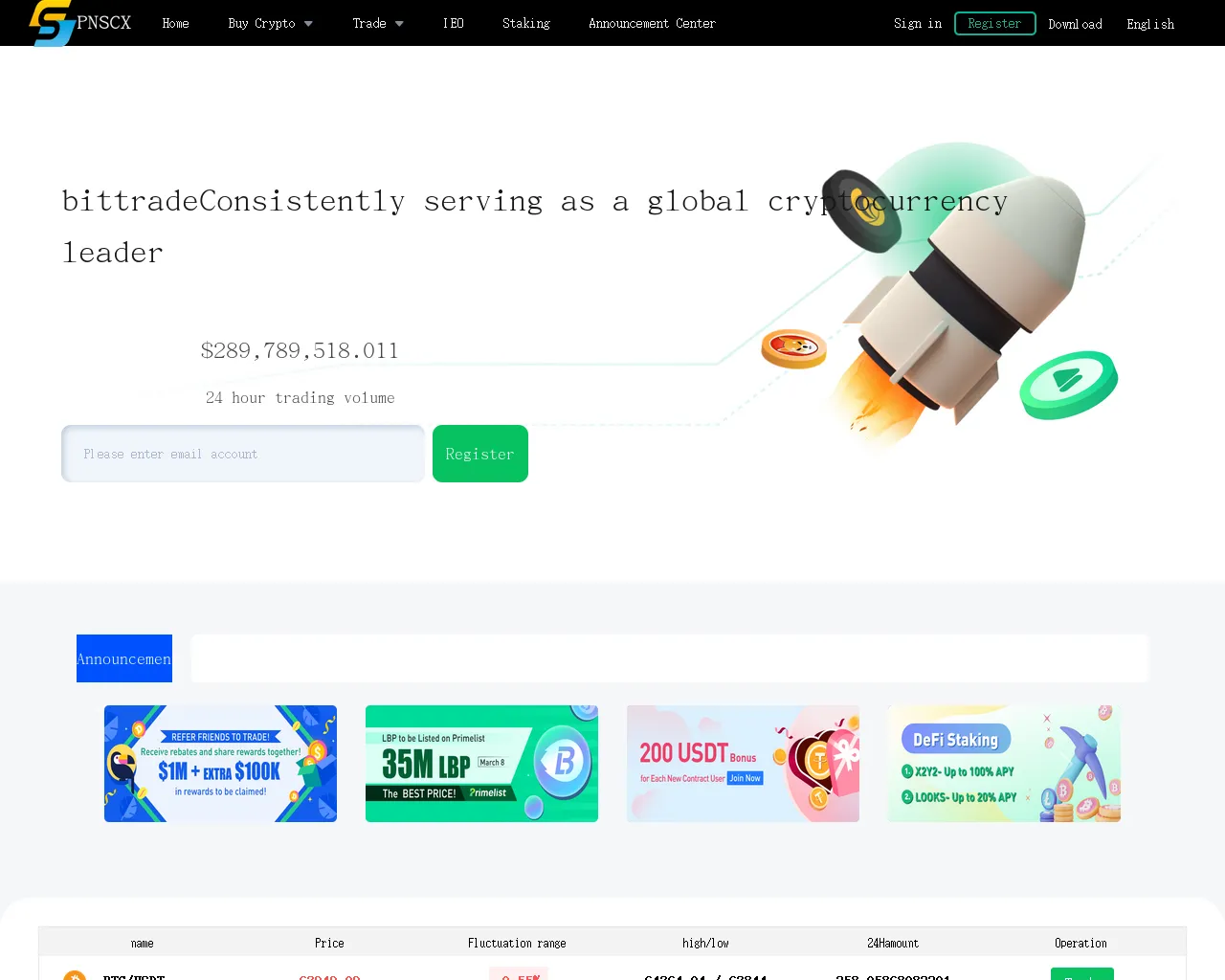 Screenshot of bittrapro.com