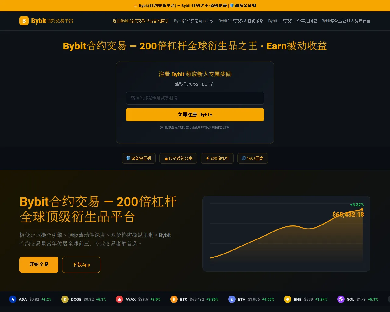 Screenshot of bybitl.com.cn