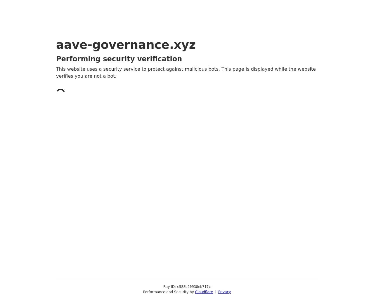 Screenshot of aave-governance.xyz