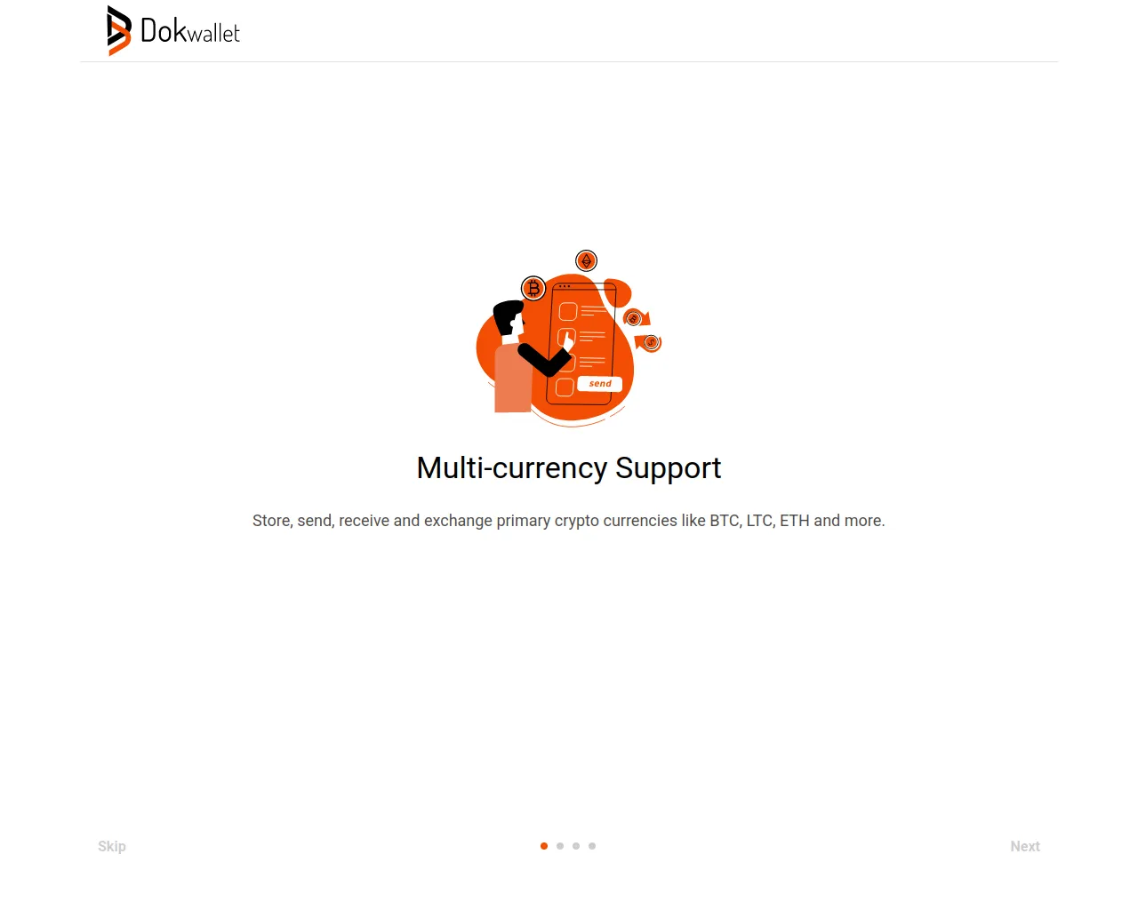Screenshot of dokwallet.app