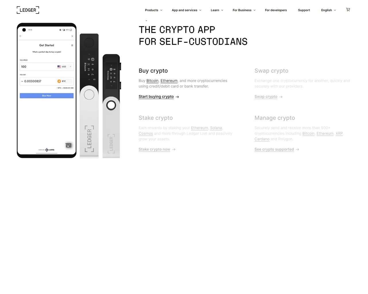 Screenshot of ledgerrwaaltt.webflow.io