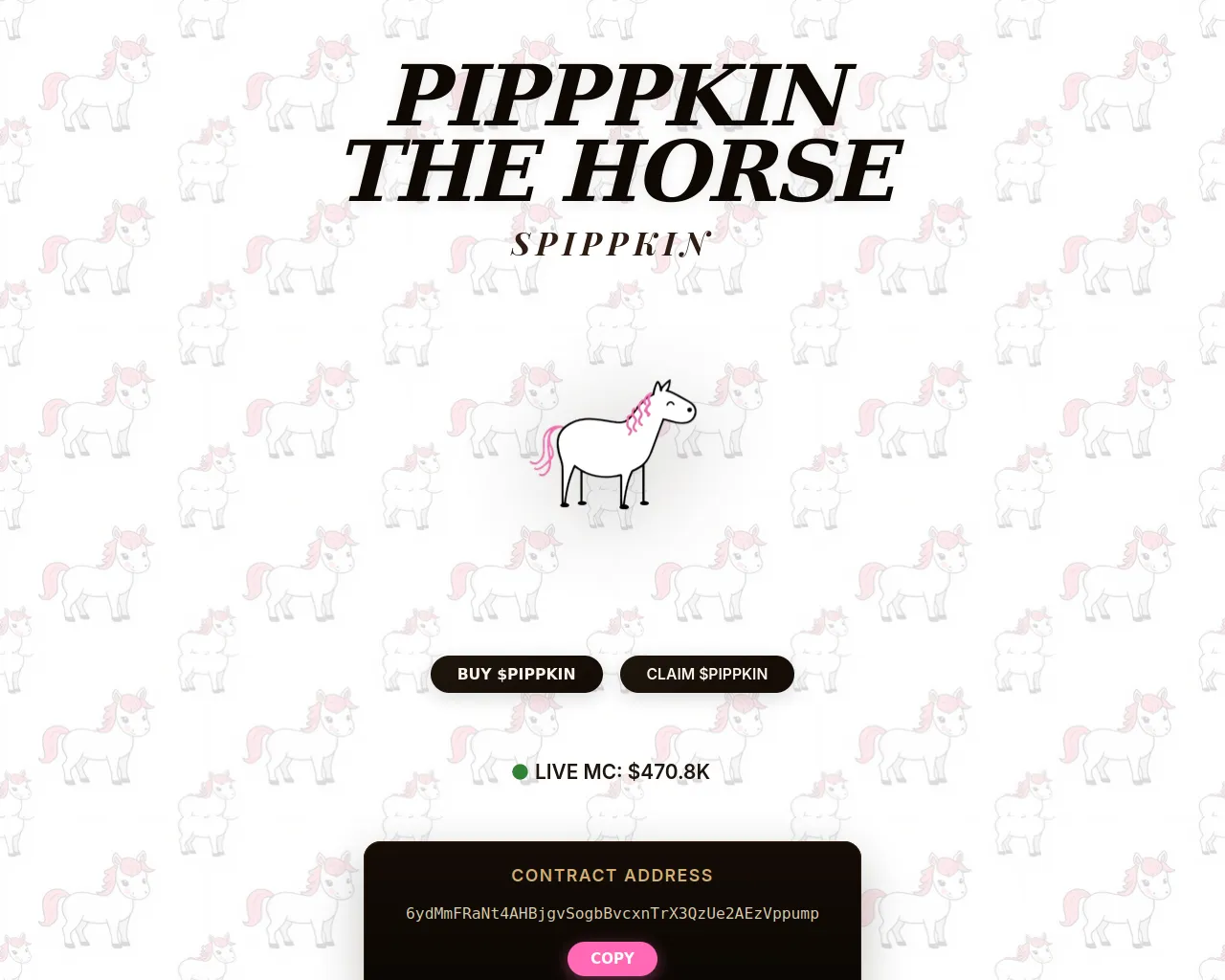 Screenshot of pippkin.live