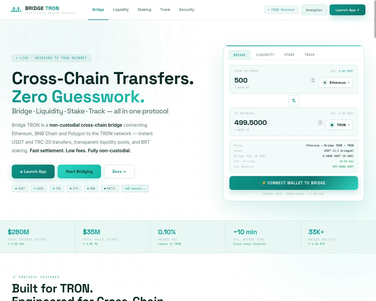 Screenshot of bridgetron.org