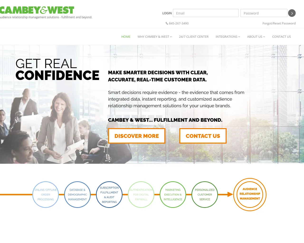 Screenshot of cambeywest.com