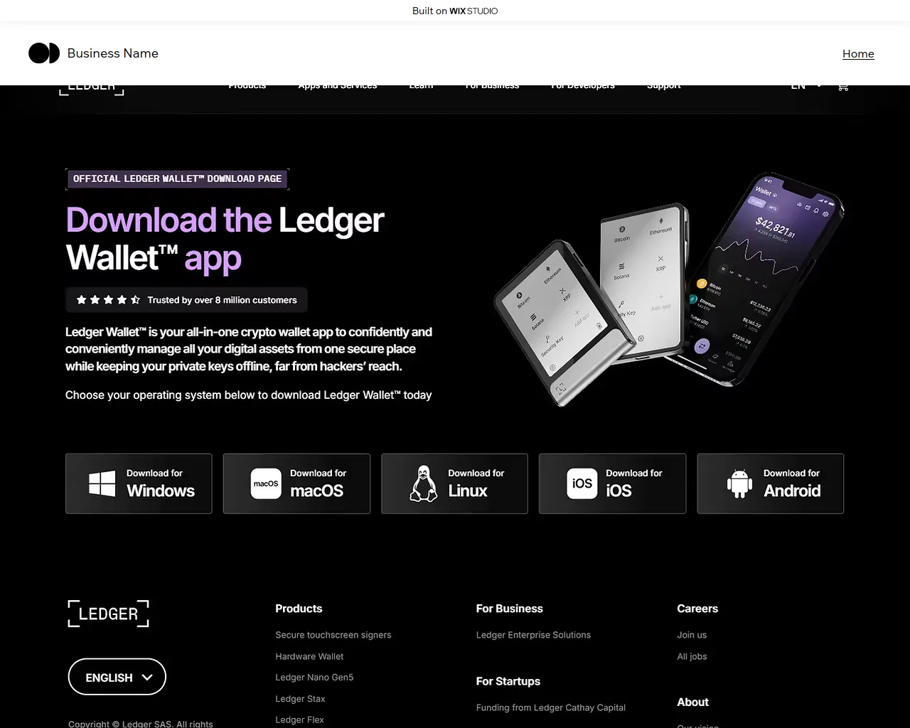 Screenshot of get-started-en.wixstudio.com