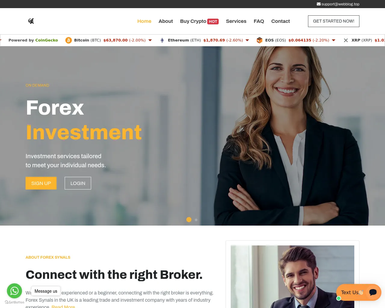 Screenshot of almotrades.com