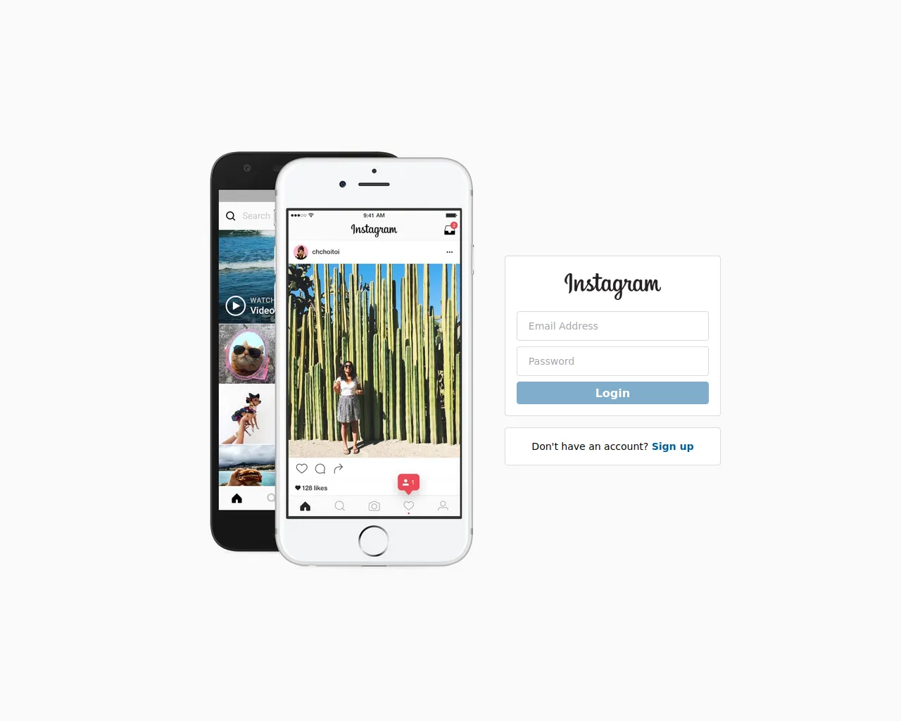 Screenshot of instaclone-jpr.vercel.app