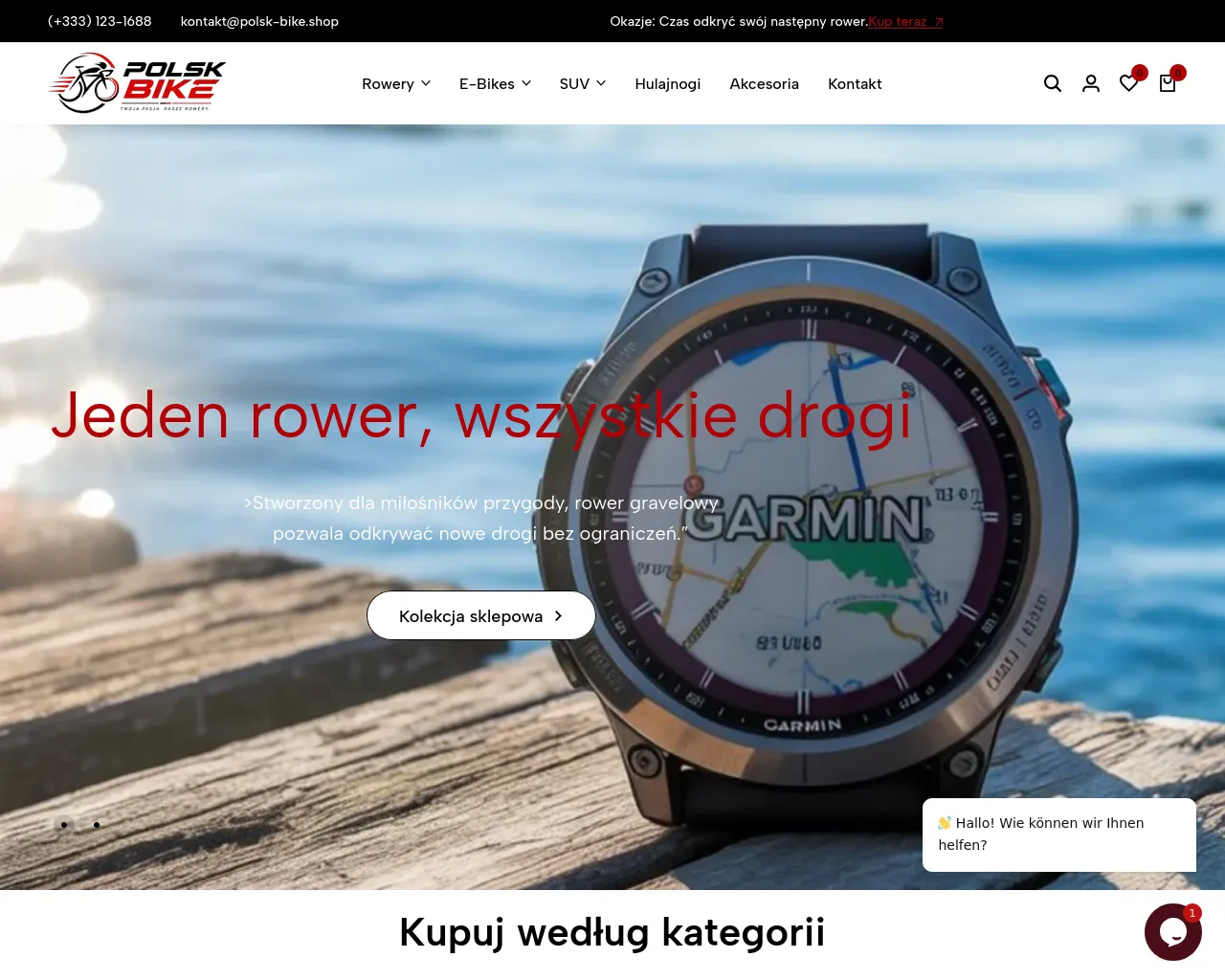 Screenshot of polsk-bike.shop