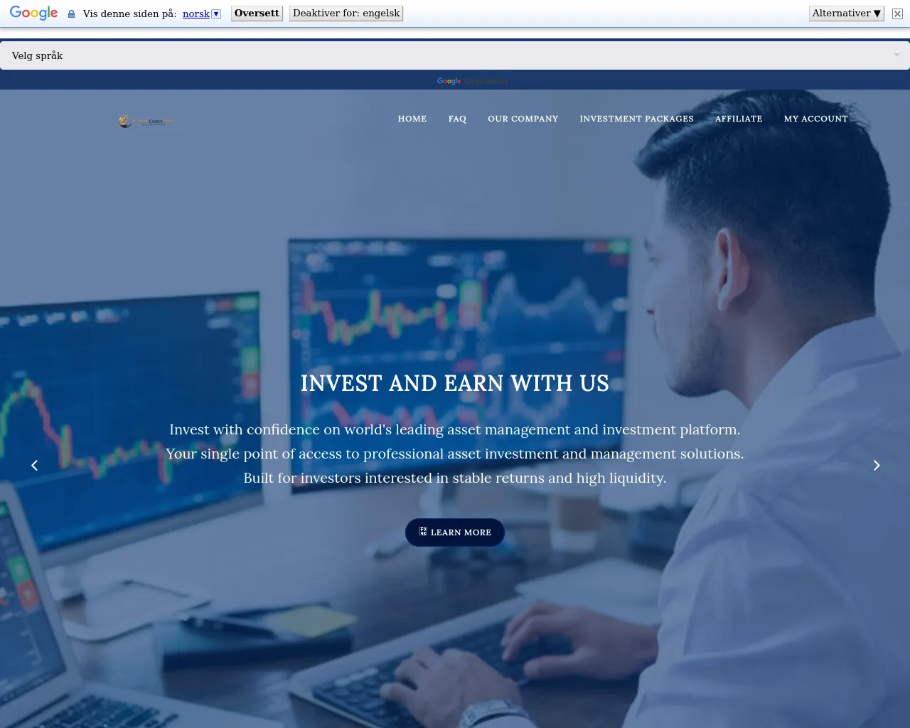 Screenshot of goldenchoicetrust.com