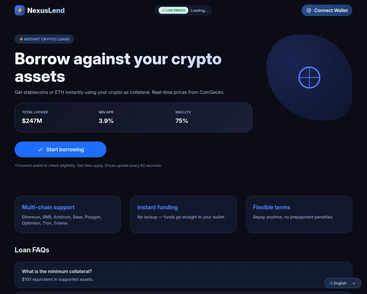 Screenshot of nexuslendall.store