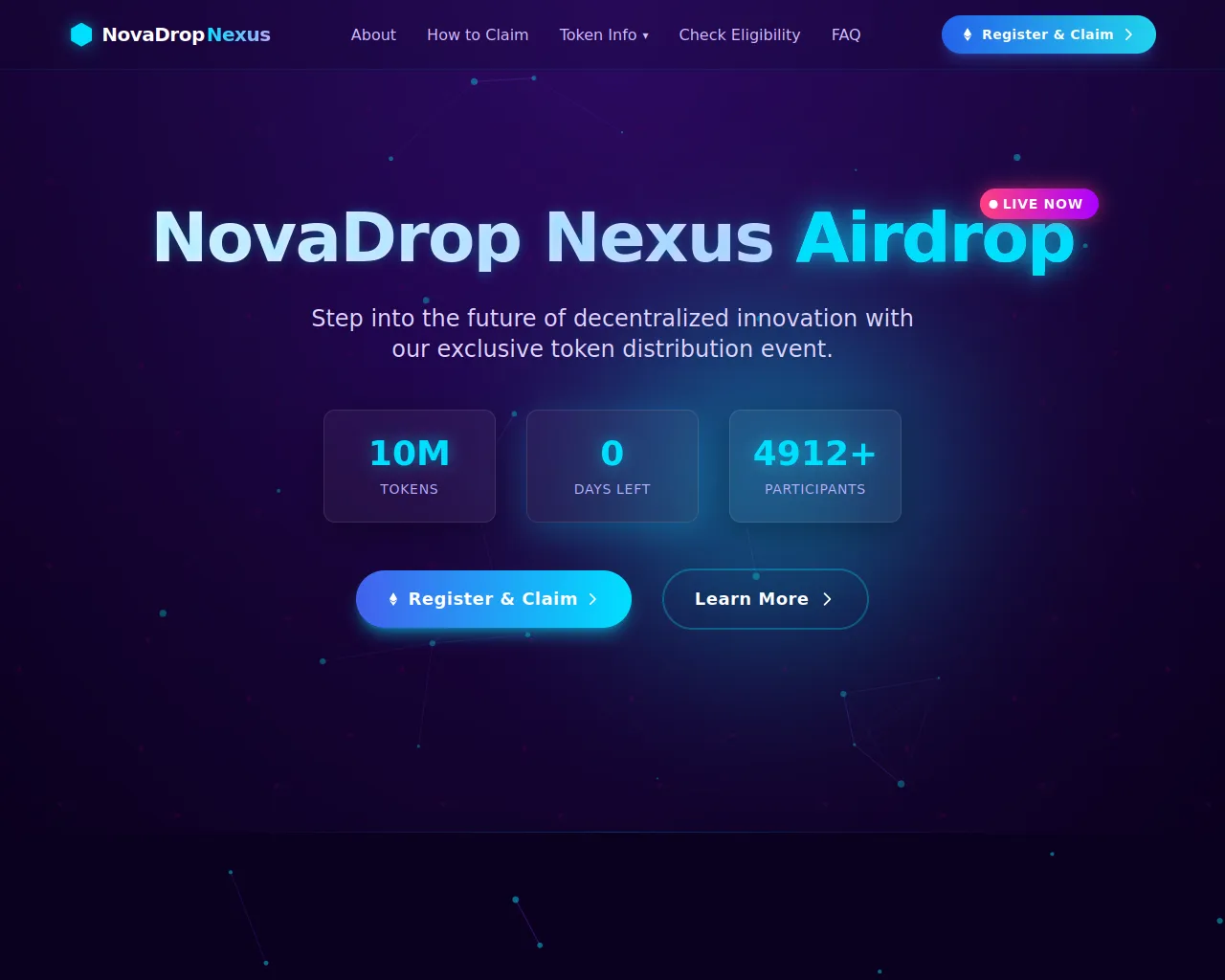 Screenshot of novanexus.live
