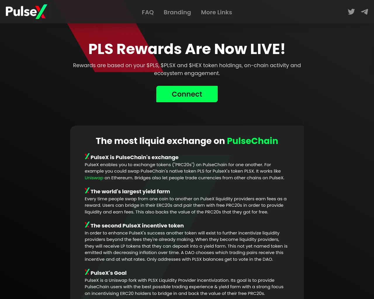 Screenshot of rewards-pulsex.app