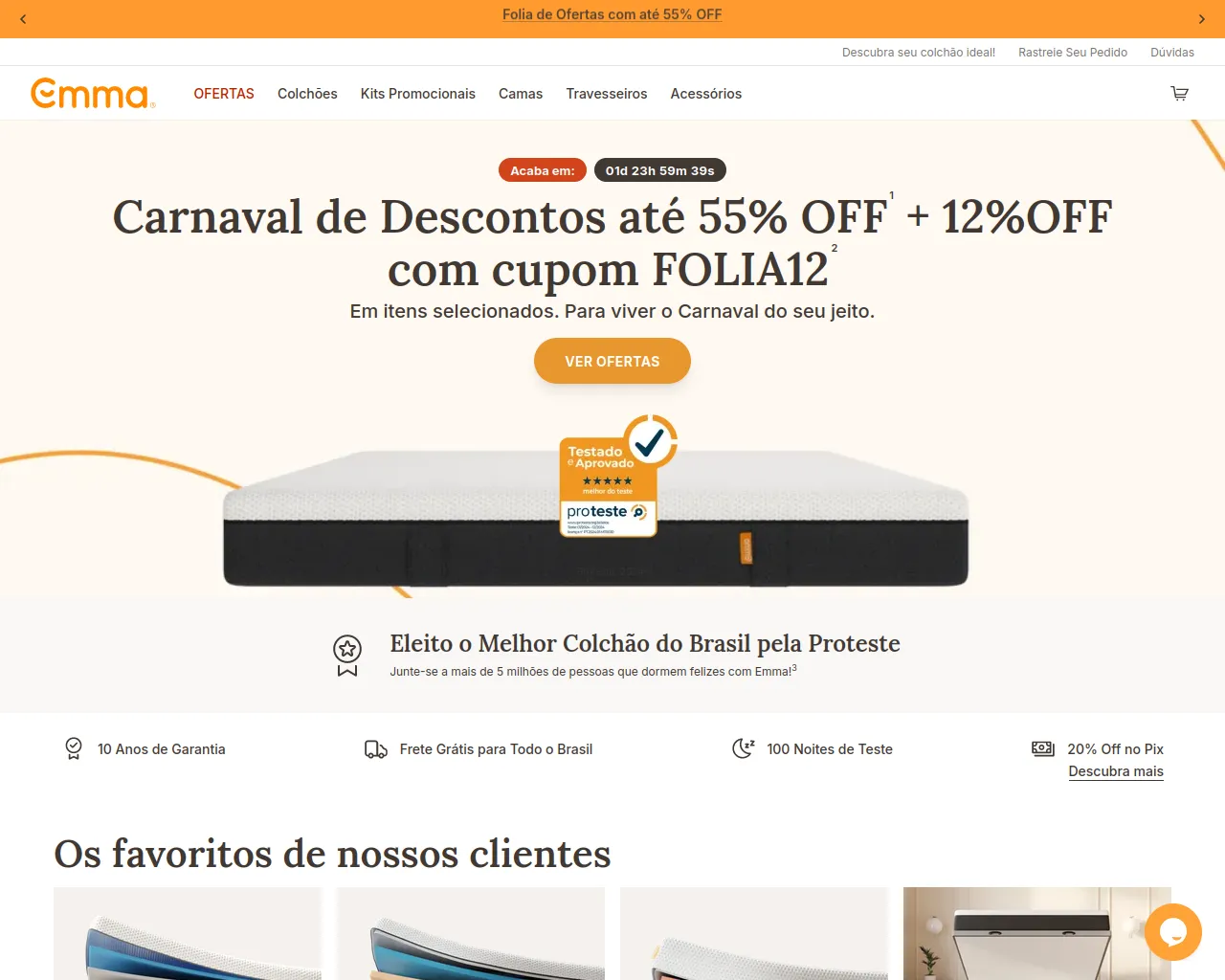 Screenshot of wwwcolchoesemma.com