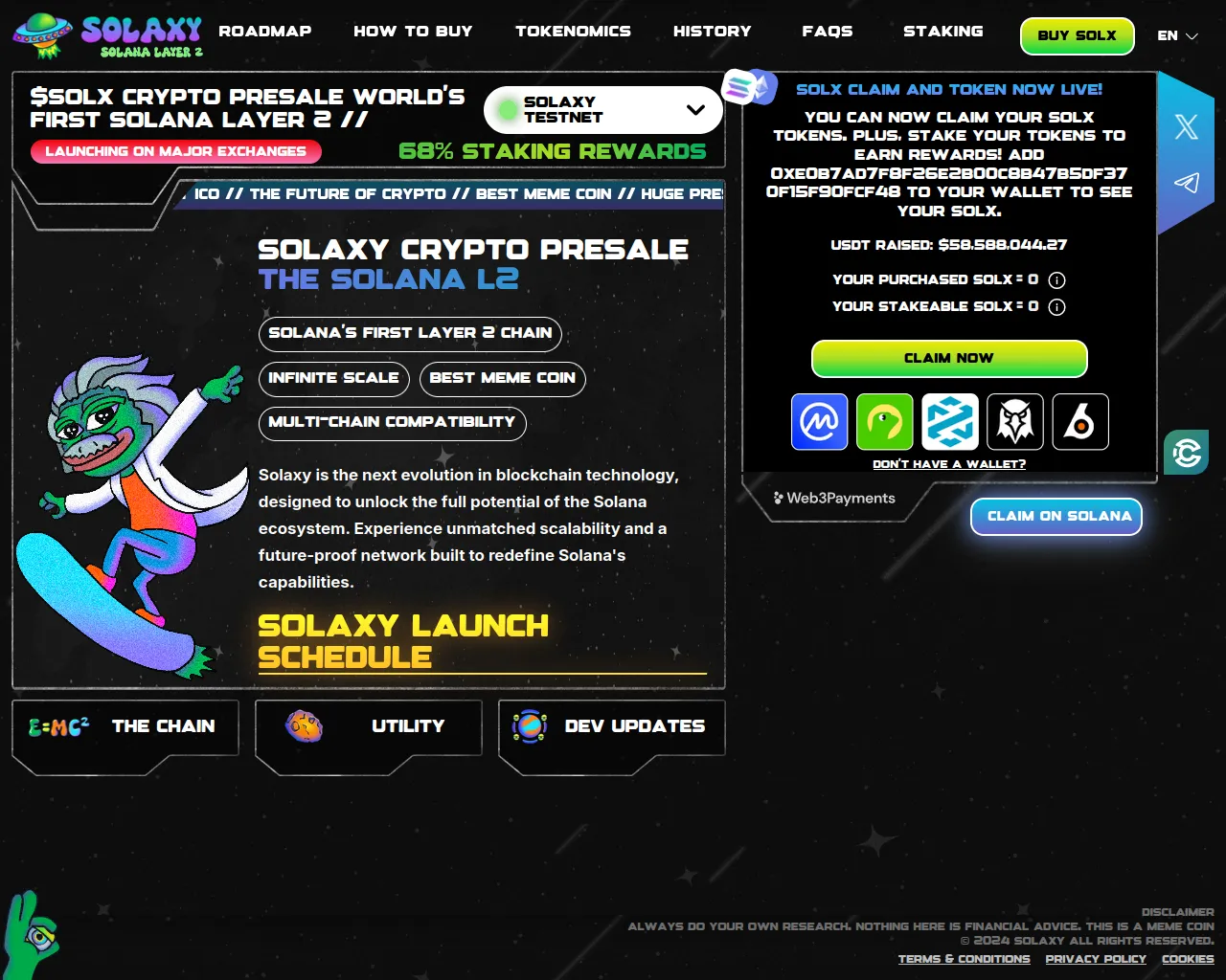 Screenshot of solaxclaim13.vercel.app