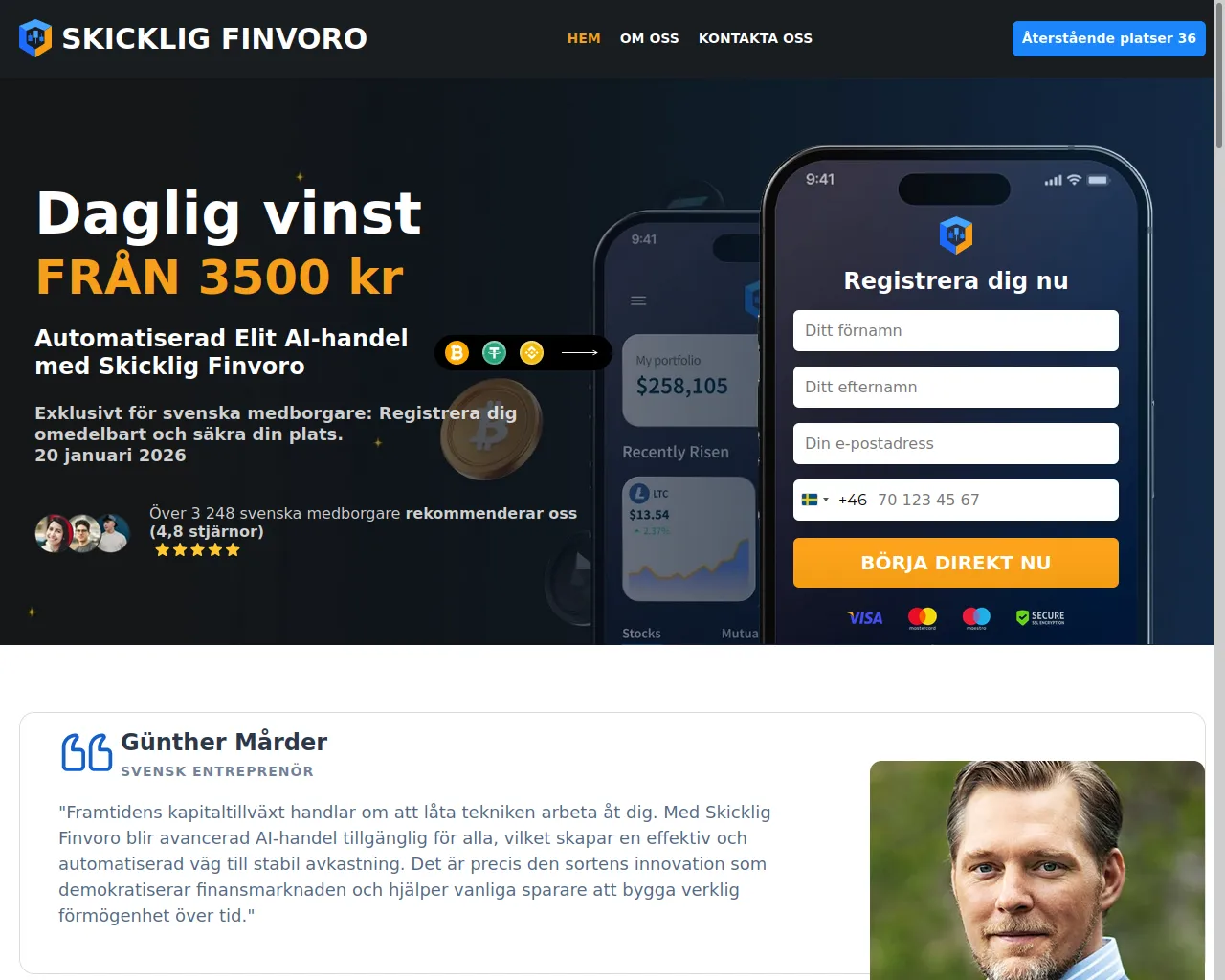 Screenshot of skickligfinvoro.net