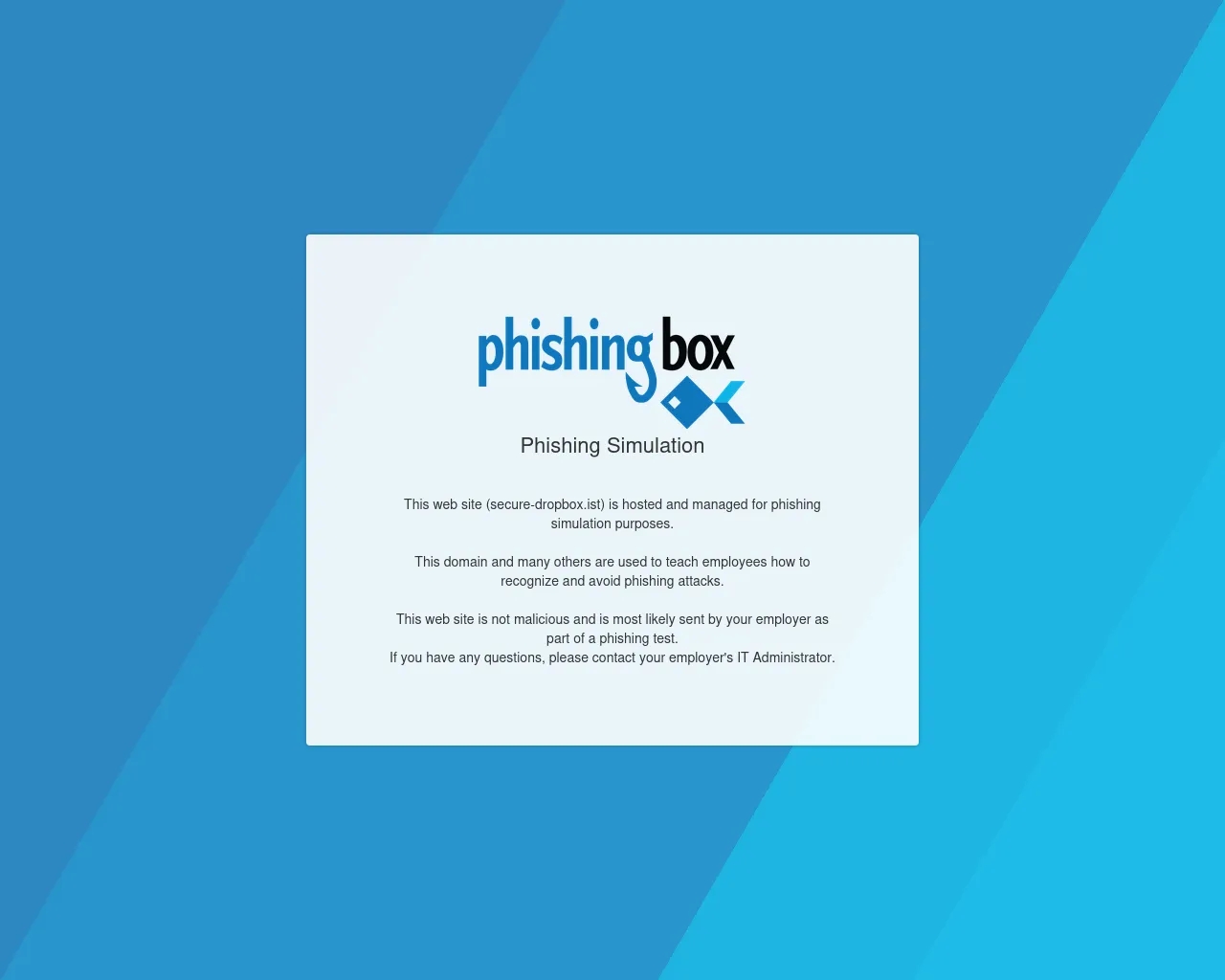Screenshot of secure-dropbox.ist