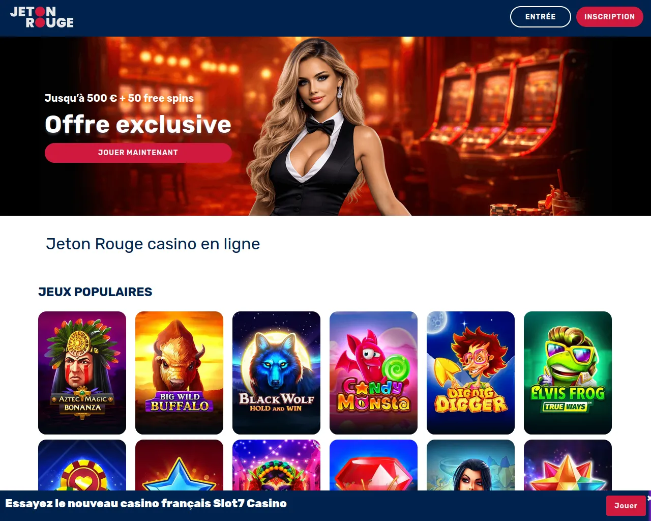 Screenshot of casinos-jeton-rouge.com