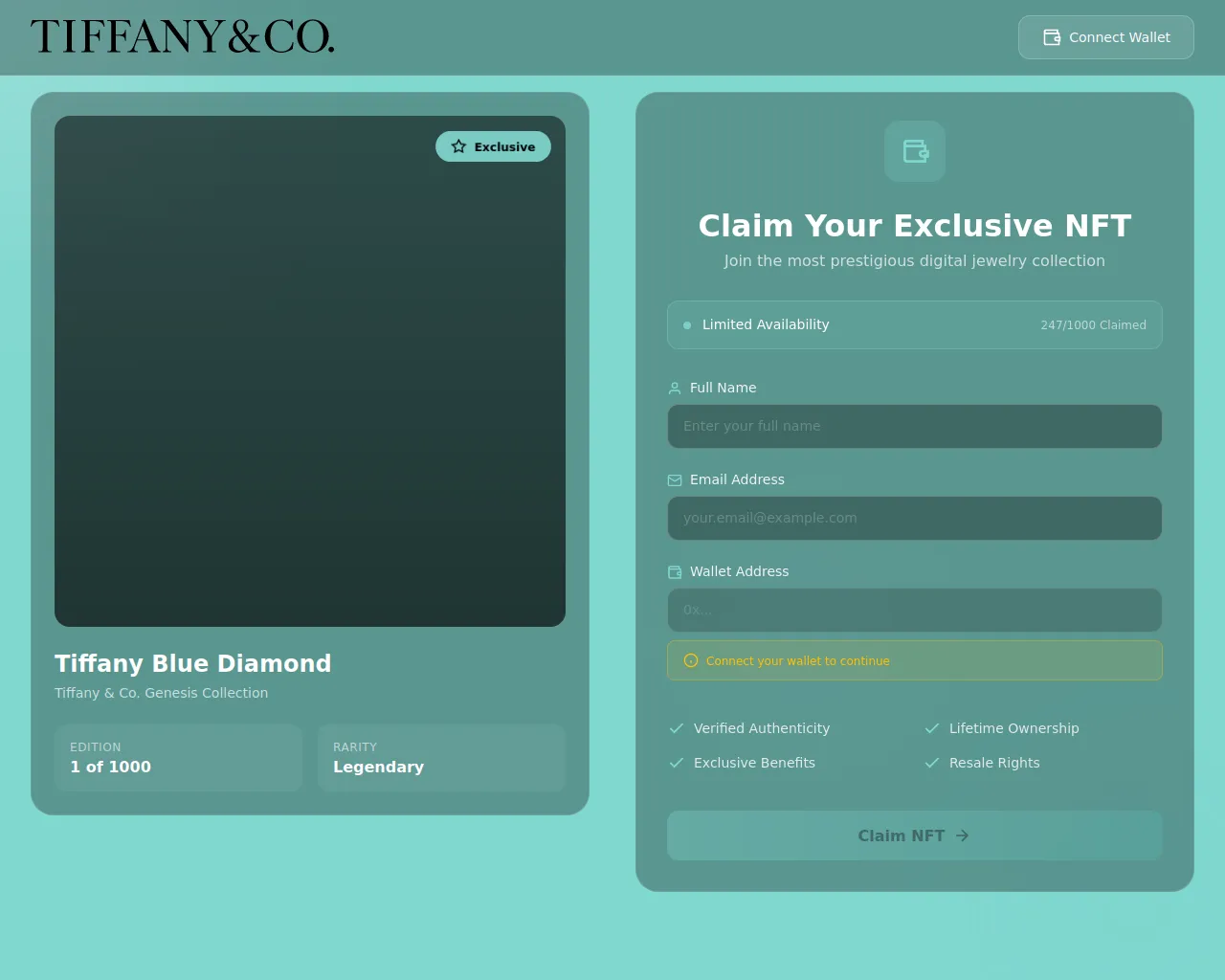 Screenshot of mint-nftiff.com