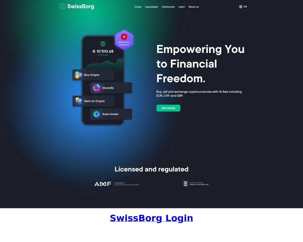 Screenshot of swiissborglogen.webflow.io
