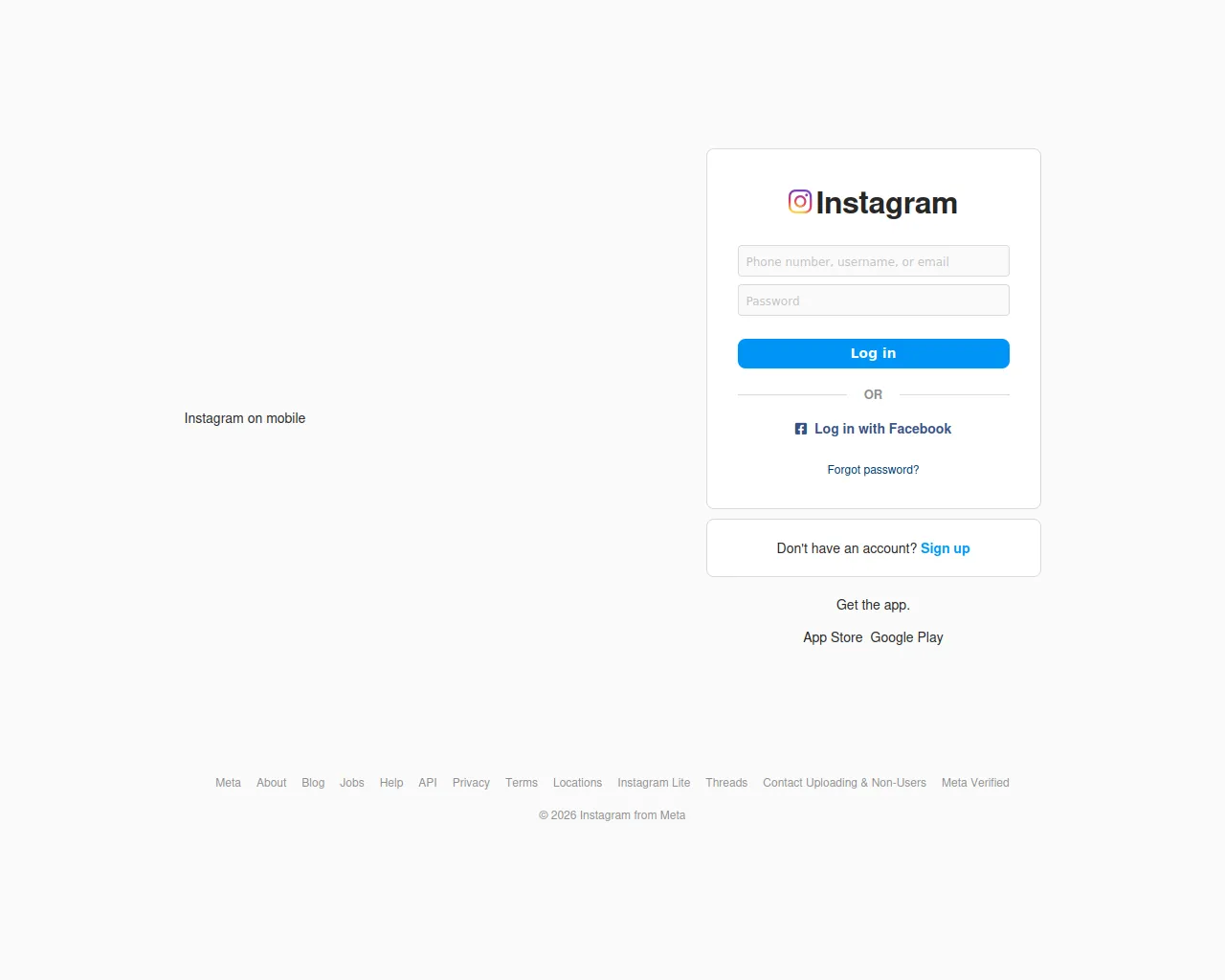 Screenshot of instagram-nepal.github.io