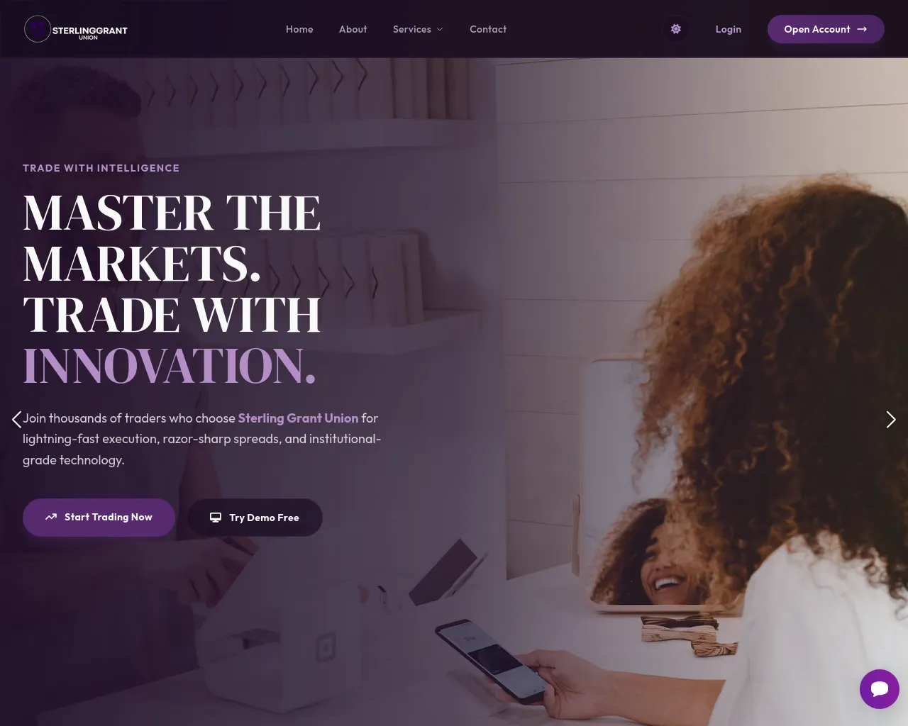 Screenshot of sterlinggrantunion.com